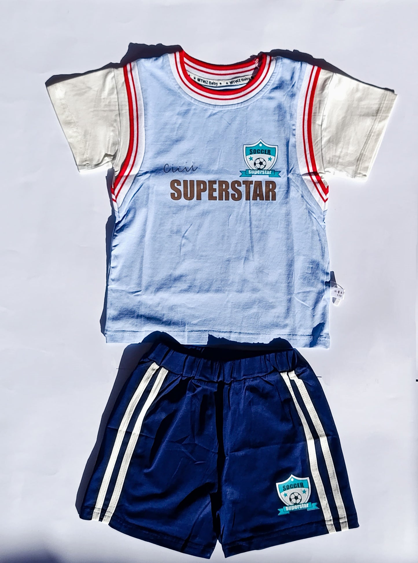 Kids Cotton Shirt + Cotton Shorts