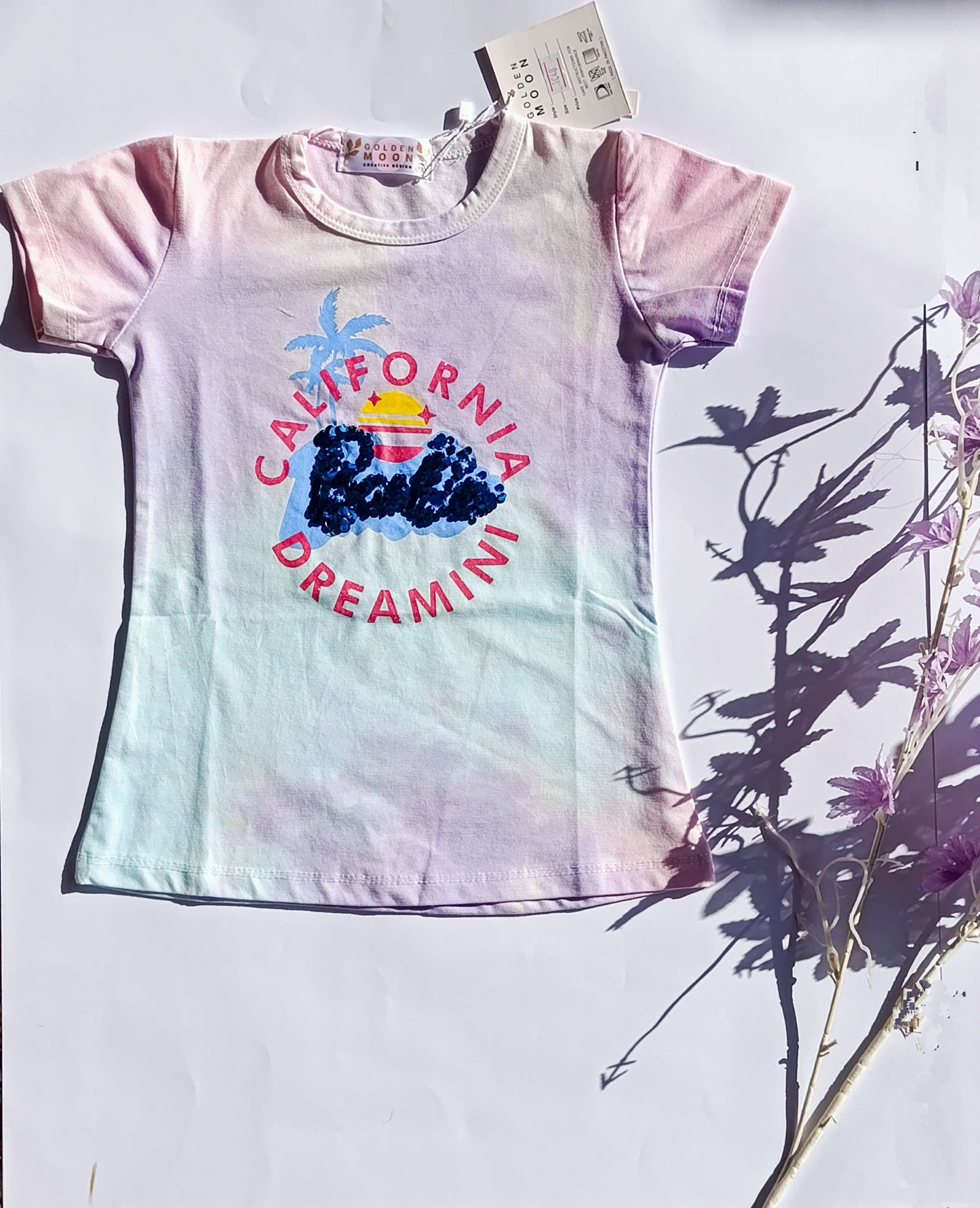 Girls Short sleave cotton T-shirt