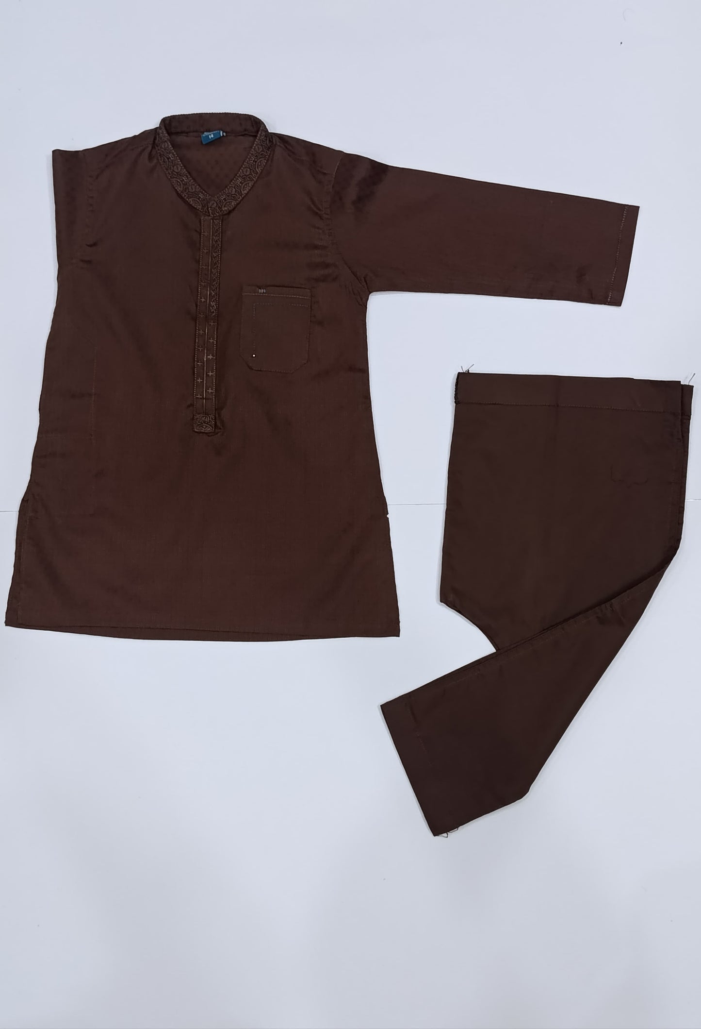 AL- Karam COTTON Embroidery Kurta Shalwar KIDs