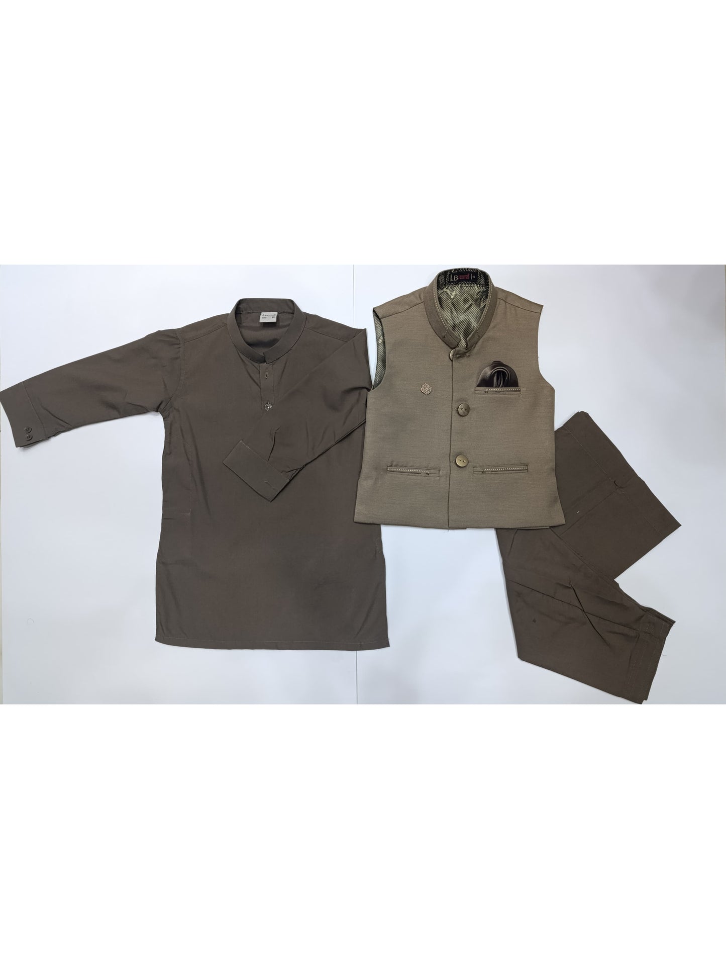 Cotton Shalwar Kameez + Waistcoat