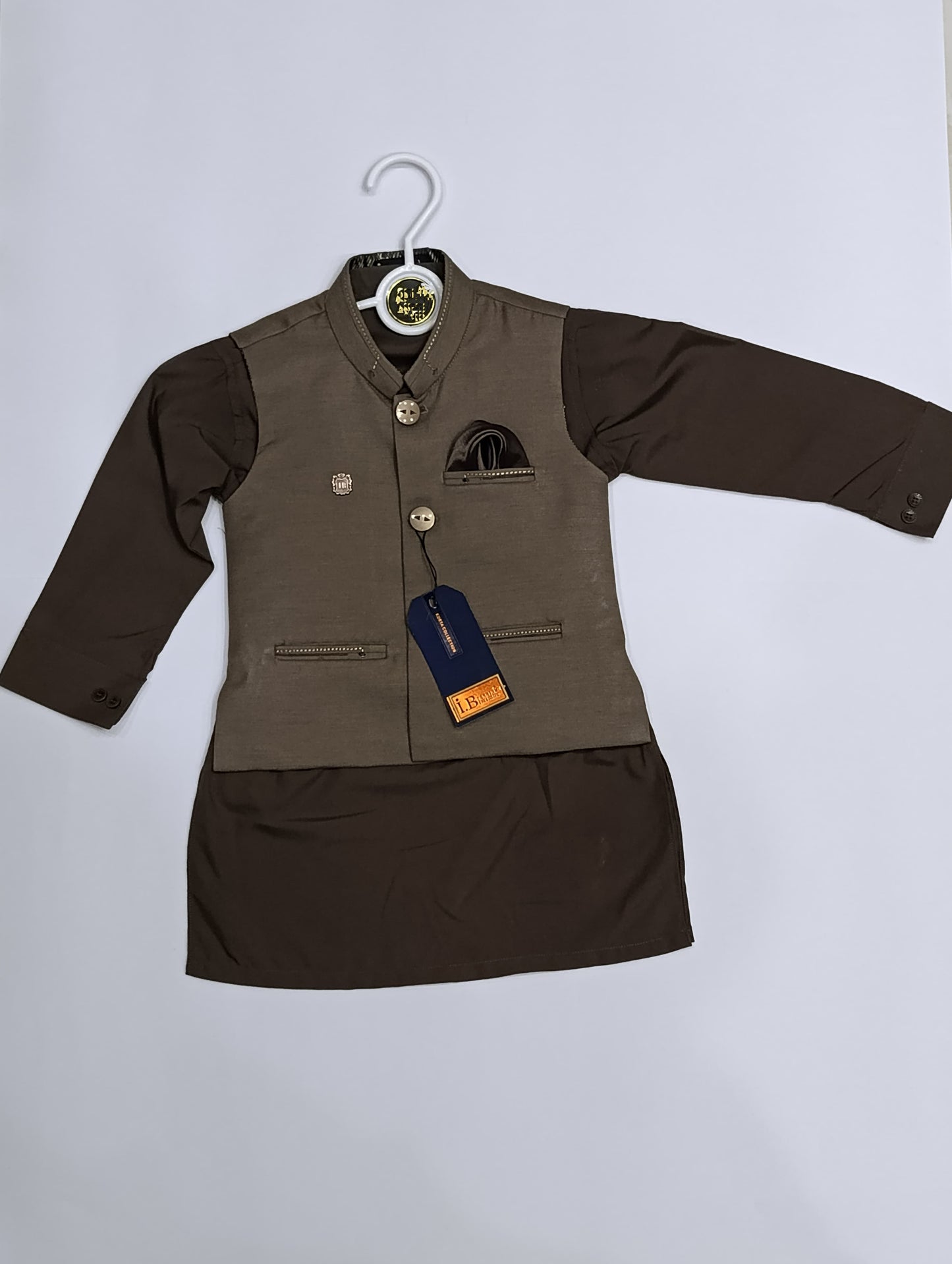 Cotton Shalwar Kameez + Waistcoat