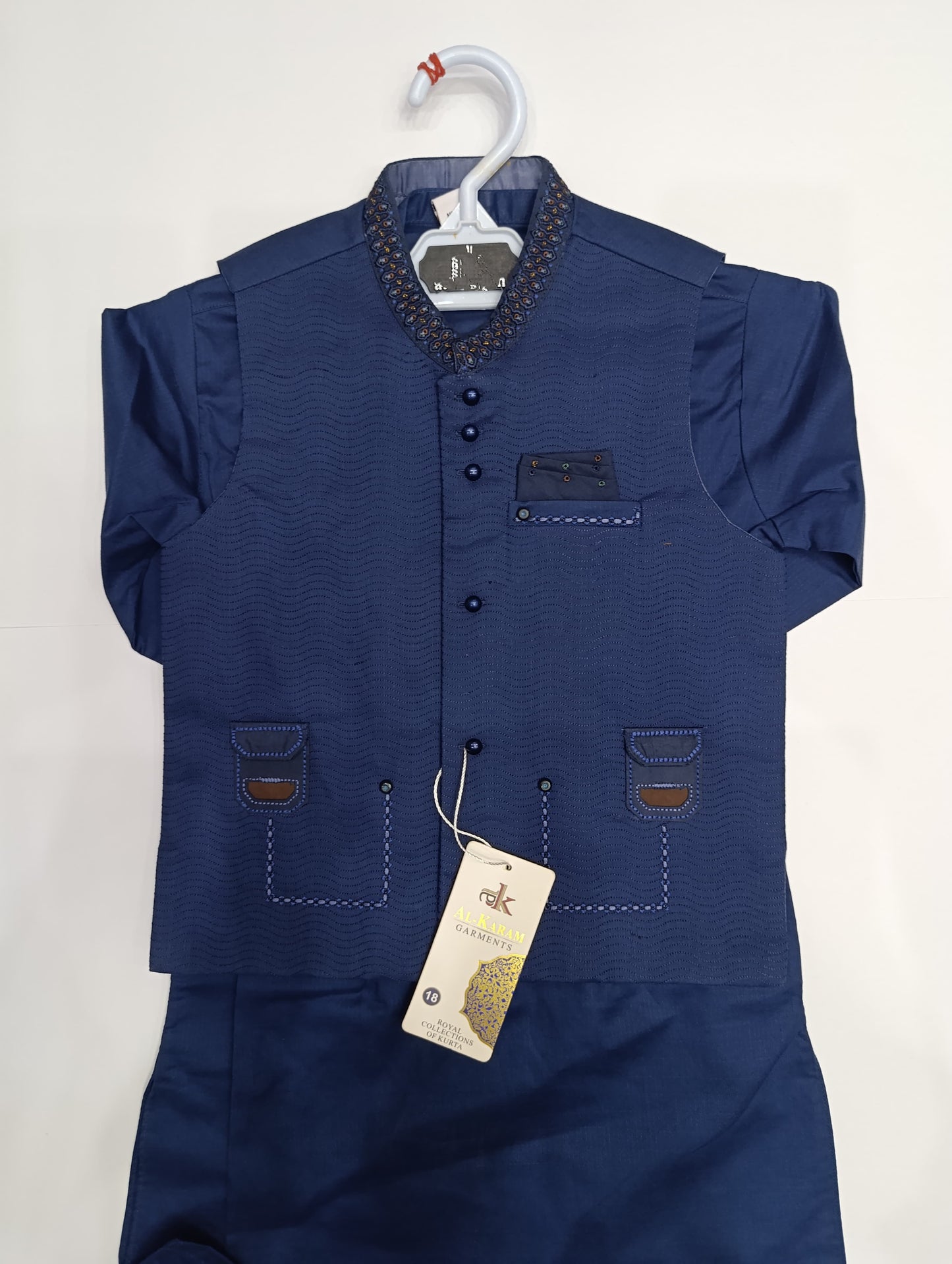 Cotton Shalwar Kameez + Waist Coat
