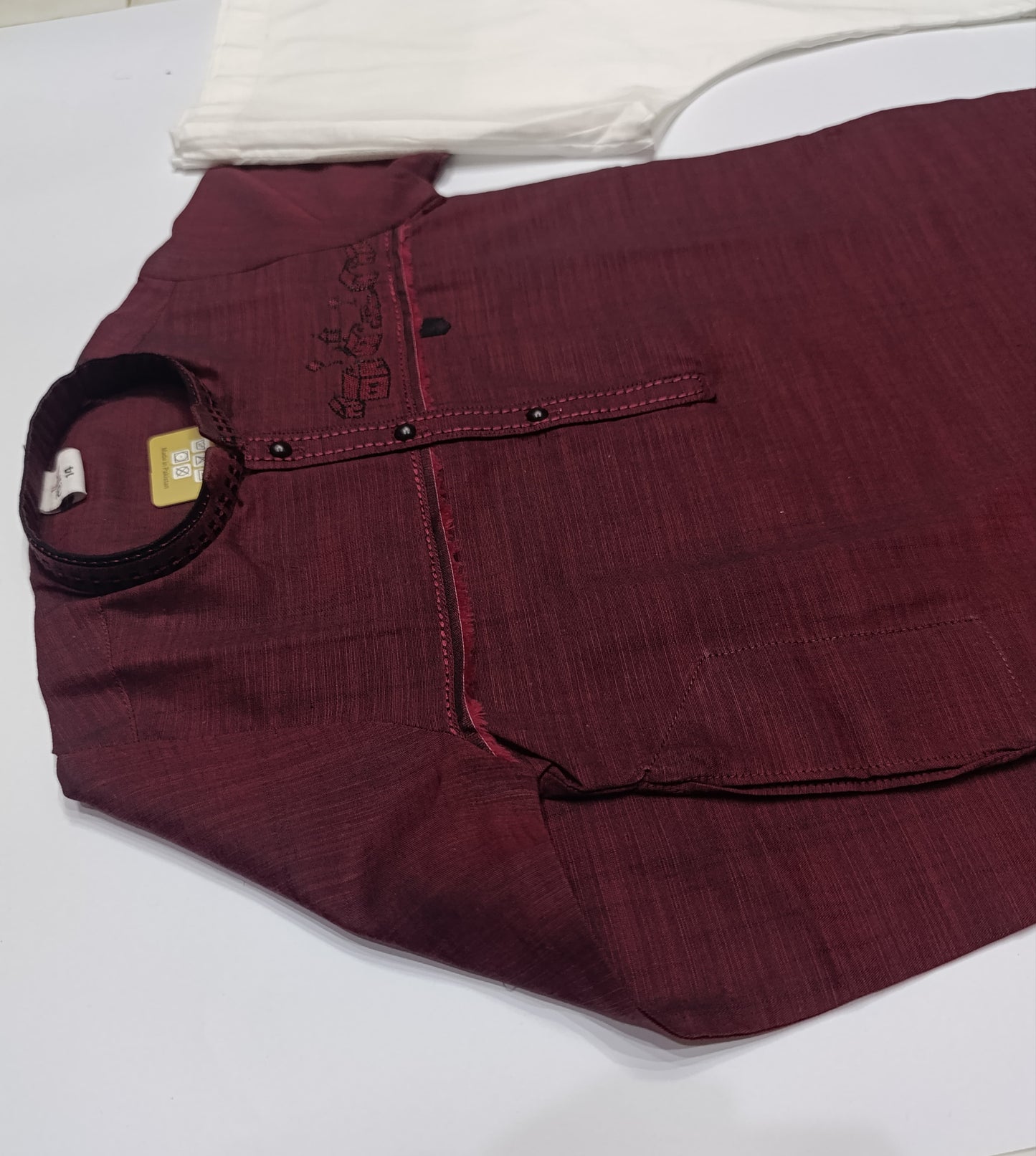 AL-KARAM Cotton Embroidery Kurta Shalwar kids