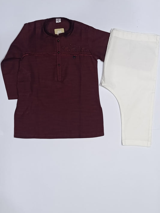 AL-KARAM Cotton Embroidery Kurta Shalwar kids